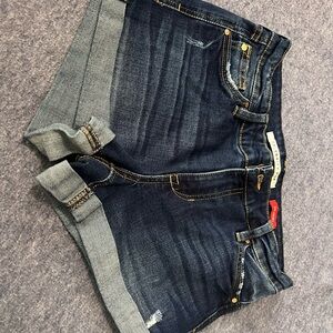 Celebrity Pink Indigo Denim Shorts